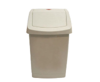 FASTAID GARBAGE BIN TIDY BIN WHITE SWING TOP 27 LITRE 